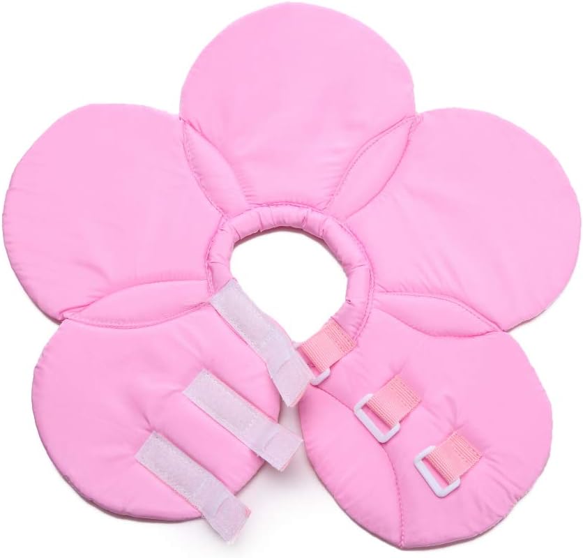 Pets.Love.Earth Soft E-Collar - Flower Pink
