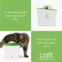 Catit 2.0 Senses Flower Fountain - 3L