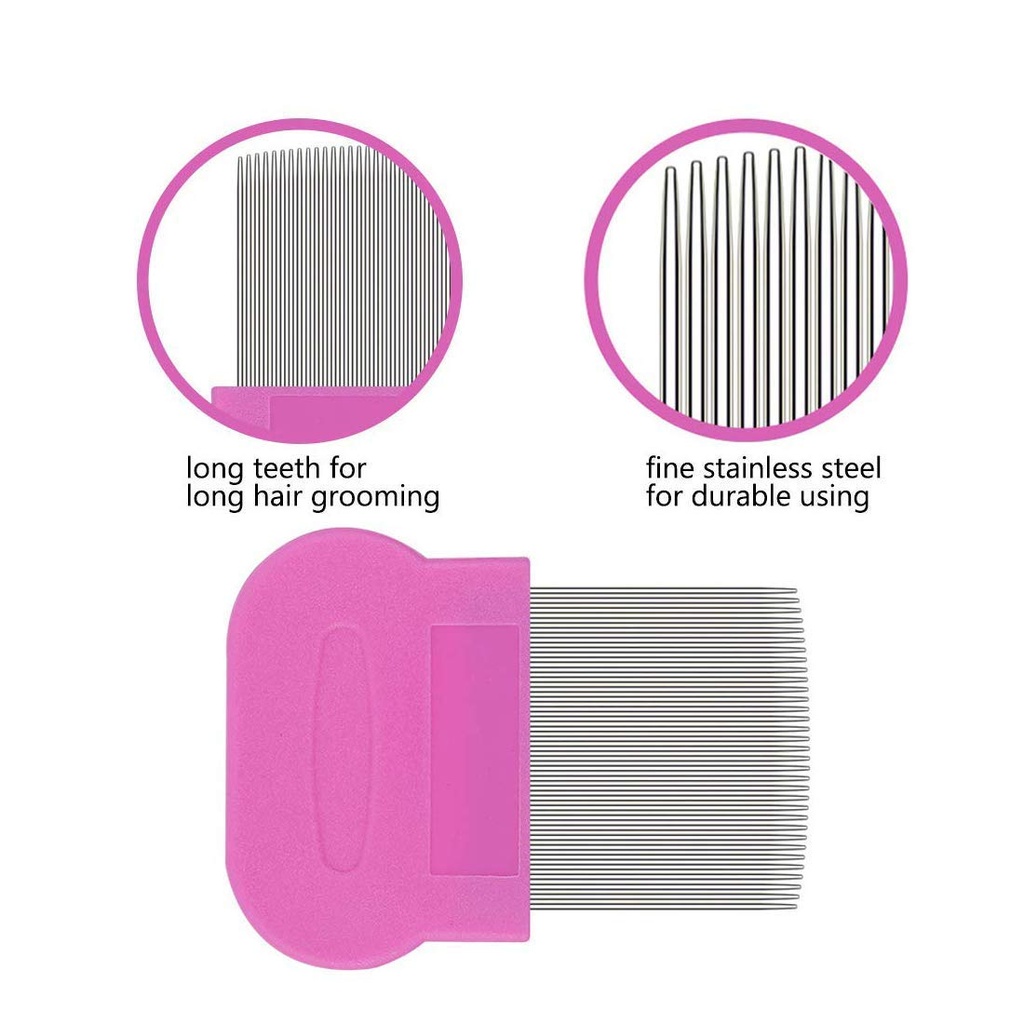 Essential grooming Tools Lice Comb Long Needle