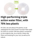 Catit Flower Fountain Filters Triple Action - 2 Pack