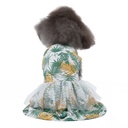 Pets.Love.Earth Summer Dress White and Green