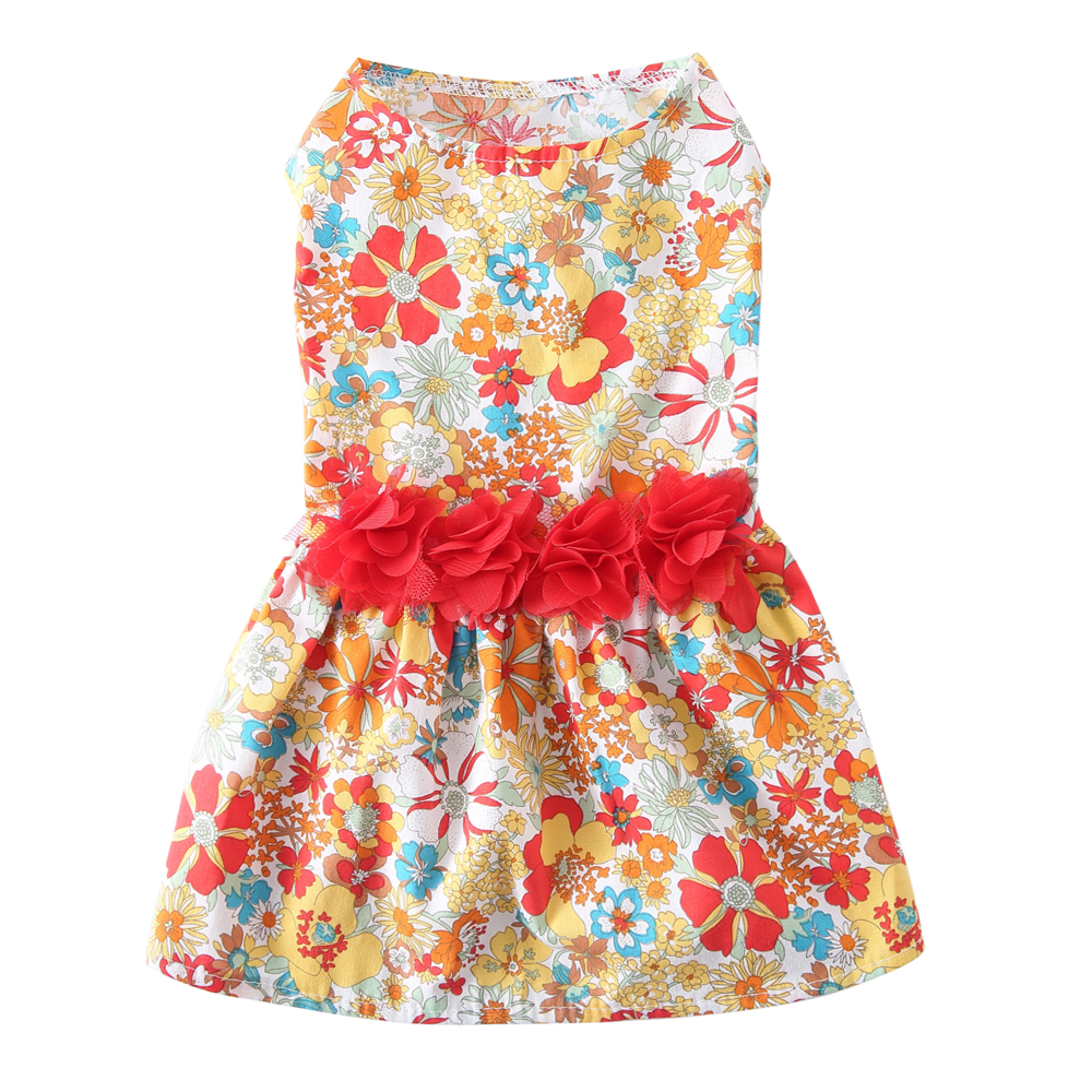 Pets.Love.Earth Summer Dress Rose Printed