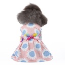 Pets.Love.Earth Summer Dress Pink and White
