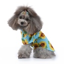 Pets.Love.Earth Hawaiian Summer Shirt Blue