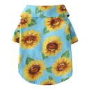 Pets.Love.Earth Hawaiian Summer Shirt Blue