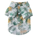 Pets.Love.Earth Hawaiian Summer Shirt White