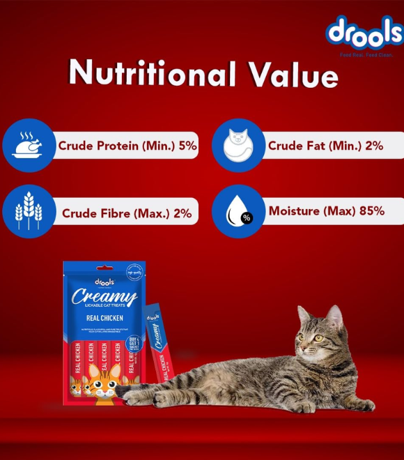 Drools Creamy Treats – Real Chicken 5 Sticks
