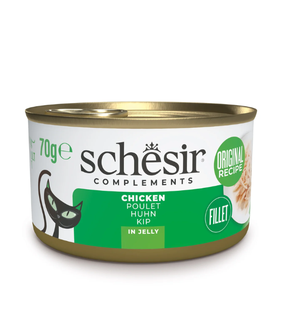 Schesir Cat Can Chicken Fillets in Jelly 70g