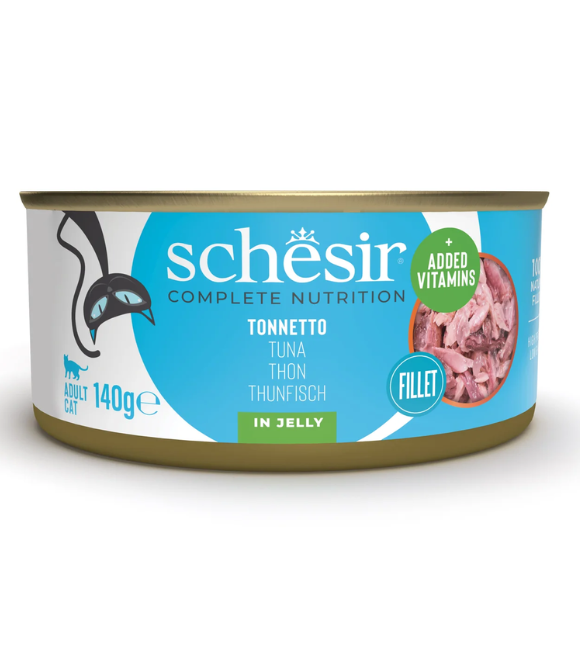 Schesir Cat Can Tuna in Jelly 140g