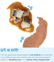 Schesir Cat Can Mackerel and Sardine Fillets with Squids in Sauce 70g