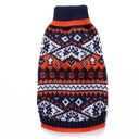 Pets.Love.Earth Bat pattern Sweater Orange