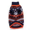 Pets.Love.Earth Bat pattern Sweater Orange