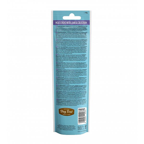 Dog Fest Farm Fresh Lamb Stick with Colostrum 45g