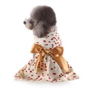 Pets.Love.Earth Cocktail Dress With Golden Bow