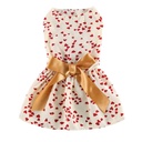Pets.Love.Earth Cocktail Dress With Golden Bow