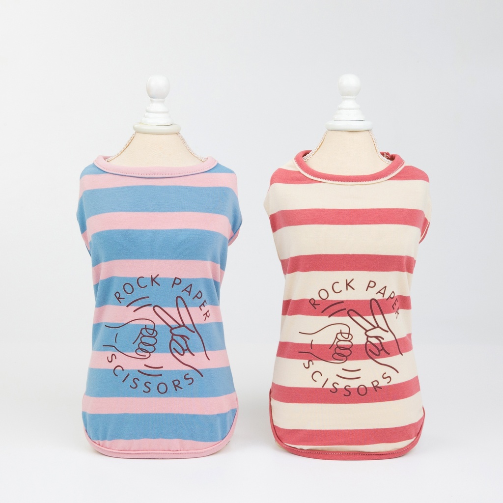 Pets.Love.Earth Rock Paper Scissors Vest Red