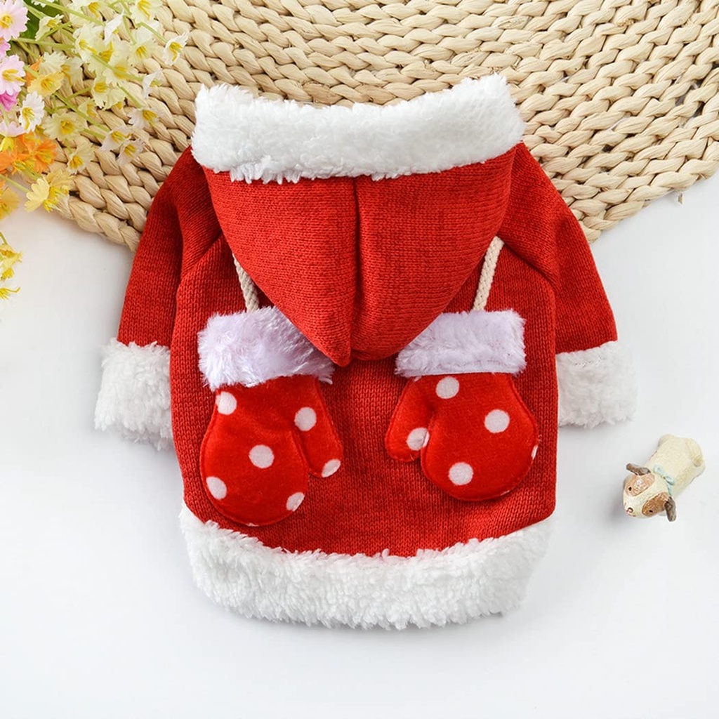 Pets.Love.Earth Christmas Little Red Riding Hood Gloves