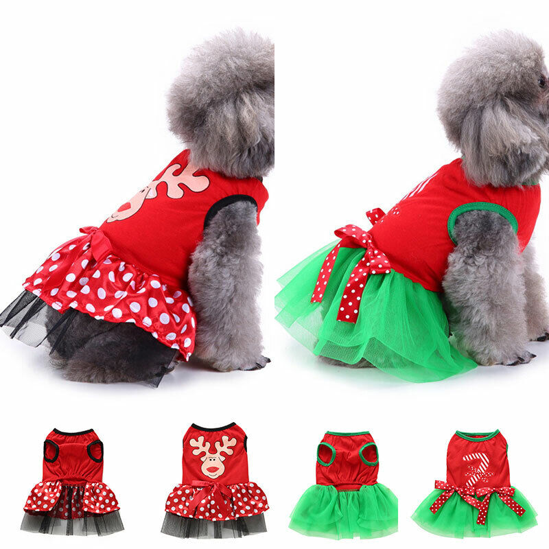 Pets.Love.Earth Christmas Elk Skirt