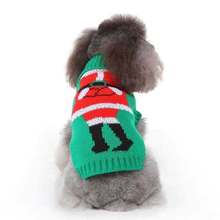 Pets.Love.Earth Christmas Skirt Sweater Green