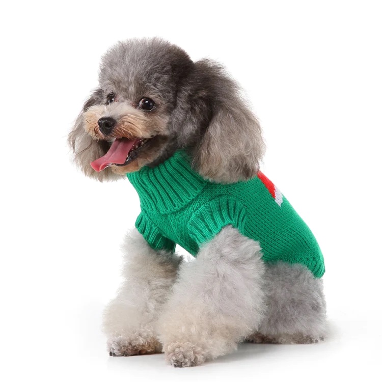 Pets.Love.Earth Christmas Skirt Sweater Green