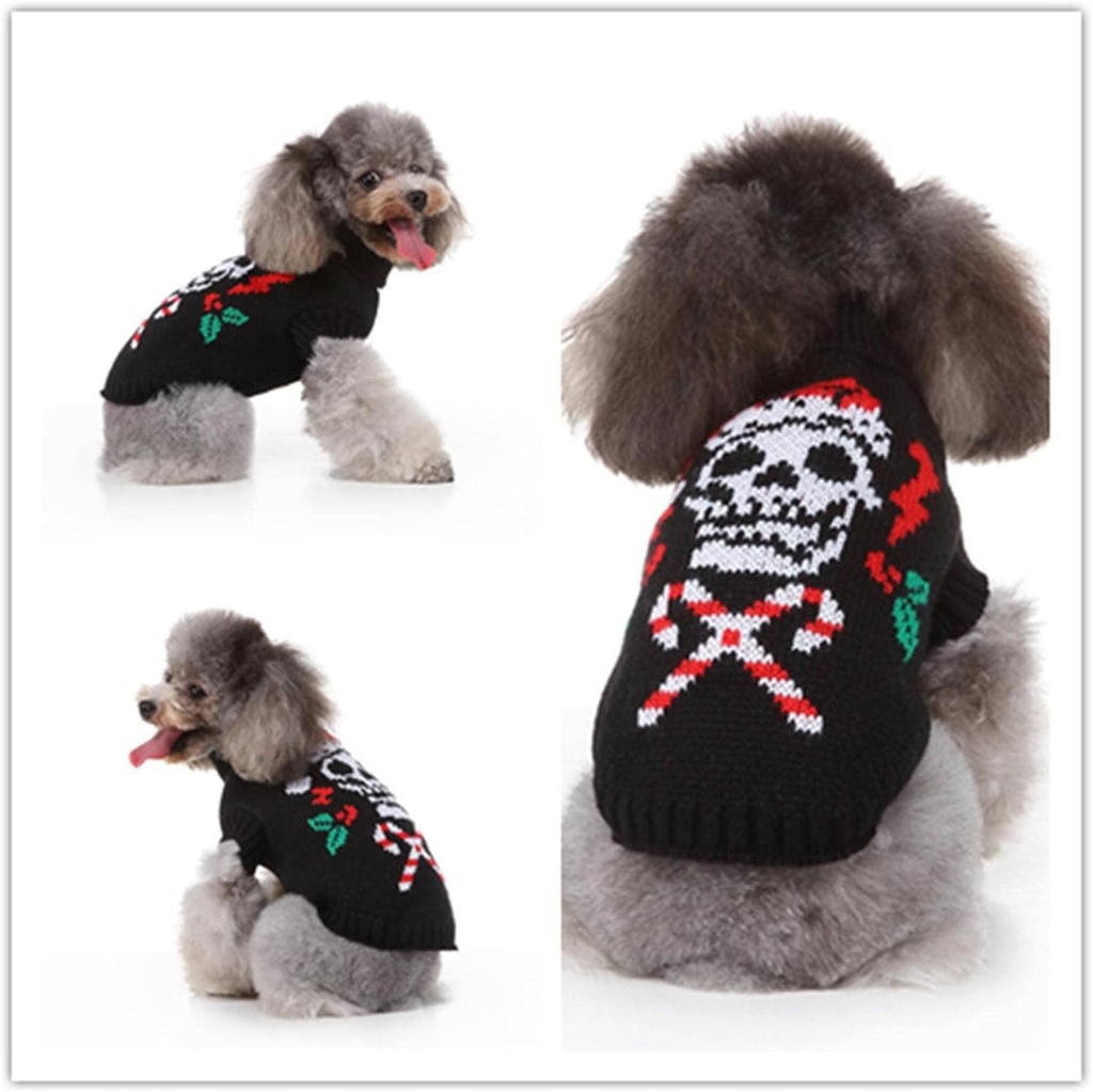 Pets.Love.Earth Christmas Skull Sweater