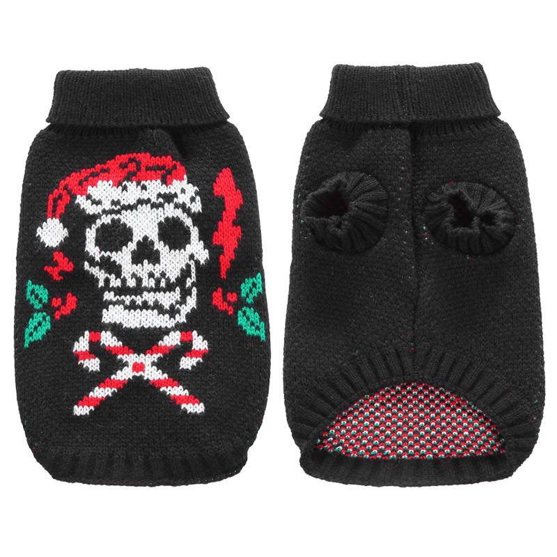 Pets.Love.Earth Christmas Skull Sweater