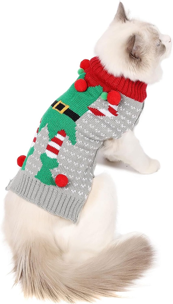Pets.Love.Earth Christmas Sweater - The Elf