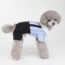 Pets.Love.Earth Pet Suit With Bow Blue