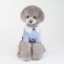 Pets.Love.Earth Pet Suit With Bow Blue