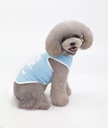 Pets.Love.Earth Hat &amp; Muchtache Tank-Top Light Blue
