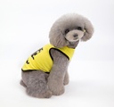 Pets.Love.Earth Hat &amp; Muchtache Tank-Top Yellow