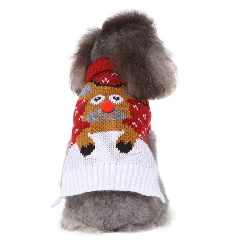 Pets.Love.Earth Cute Deer Sweater - Red