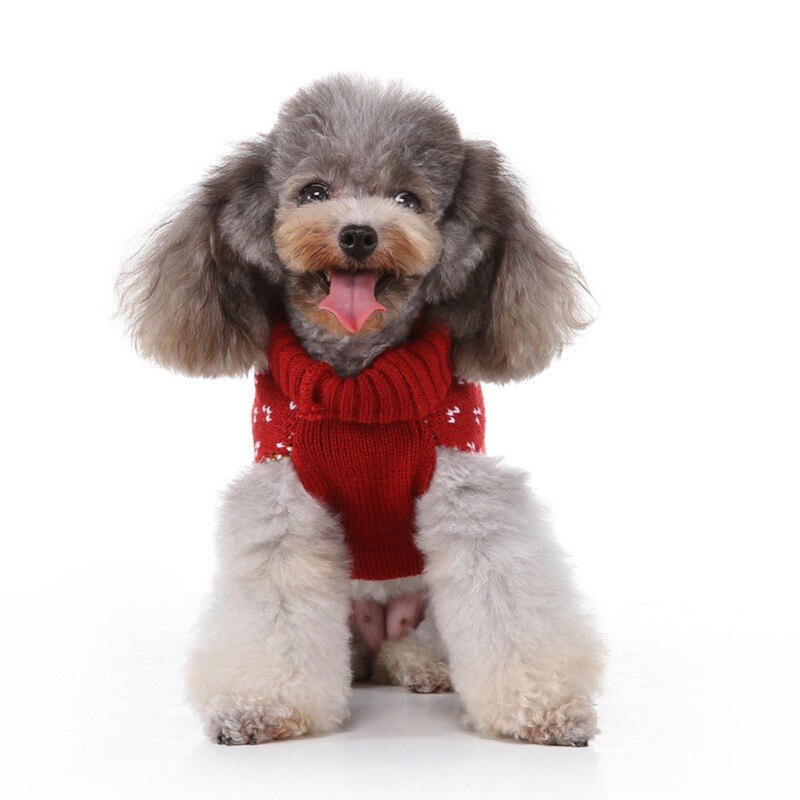 Pets.Love.Earth Cute Deer Sweater - Red