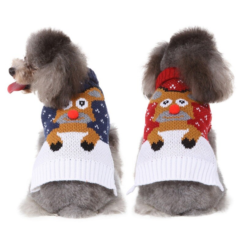 Pets.Love.Earth Cute Deer Sweater - Red