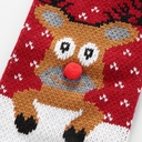 Pets.Love.Earth Cute Deer Sweater - Red