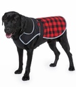 Pets.Love.Earth Four-Bar Reflective Military Coat Red