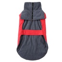 Pets.Love.Earth Four-Bar Reflective Military Coat Red
