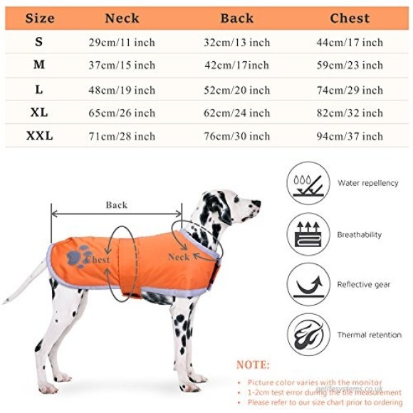 Pets.Love.Earth Four-Bar Reflective Military Coat Red
