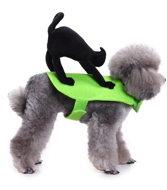 Pets.Love.Earth Halloween cat riding suit