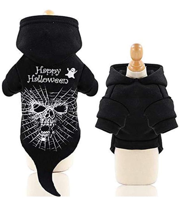 Pets.Love.Earth Hallowen Skeleton Designs Hoodies