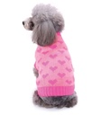 Pets.Love.Earth Love Sweater Pink with Pink Hearts