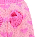 Pets.Love.Earth Love Sweater Pink with Pink Hearts