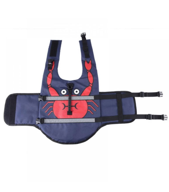 Pets.Love.Earth Crab Print Life Jacket