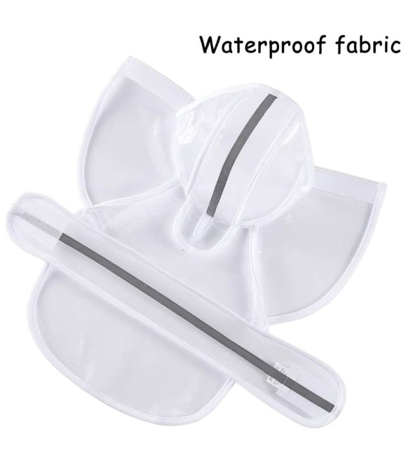 Pets.Love.Earth Lightweight Transparent Raincoat