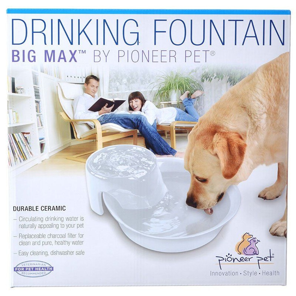 Pioneer Pet Drinking Fountain Big Max White 3.78L