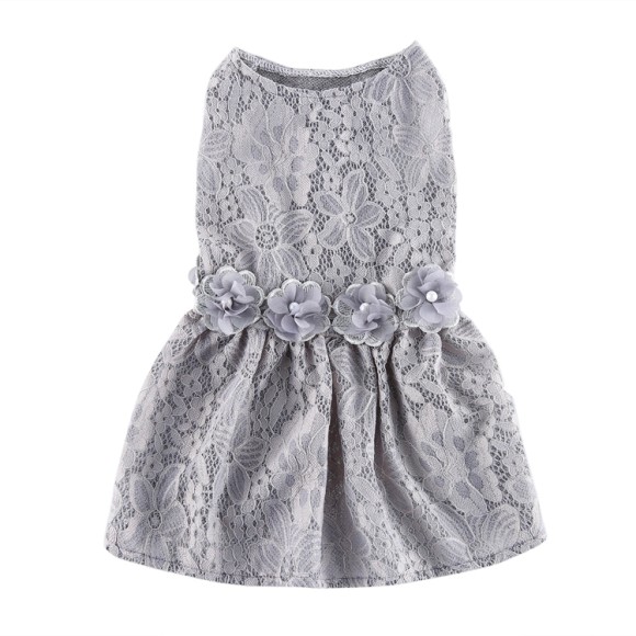 Pets.Love.Earth Net Cocktail Dress Grey