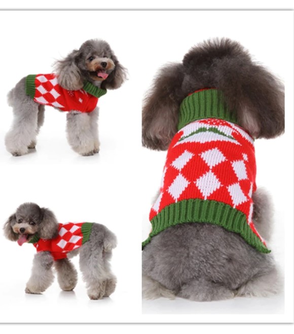Pet.Love.Earth Colorful Elk Sweater