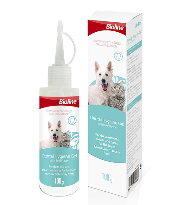 Bioline Dental Hygiene Gel Beef Flavor 100g