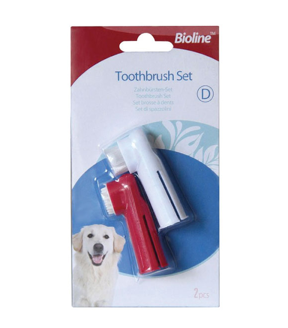 Bioline Finger Brush Set 2Pcs