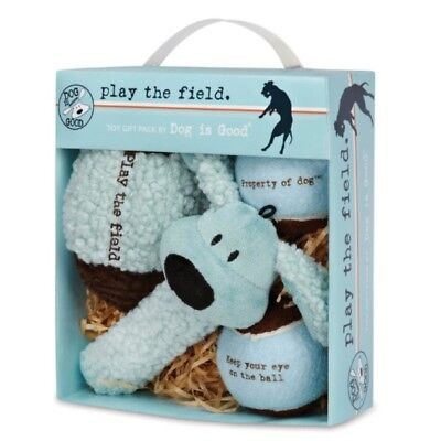 Dog is Good Play the Field 4-Piece Toy Gift Pack